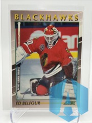 1991-92 Score Young Superstars #32 Ed Belfour Chicago Blackhawks